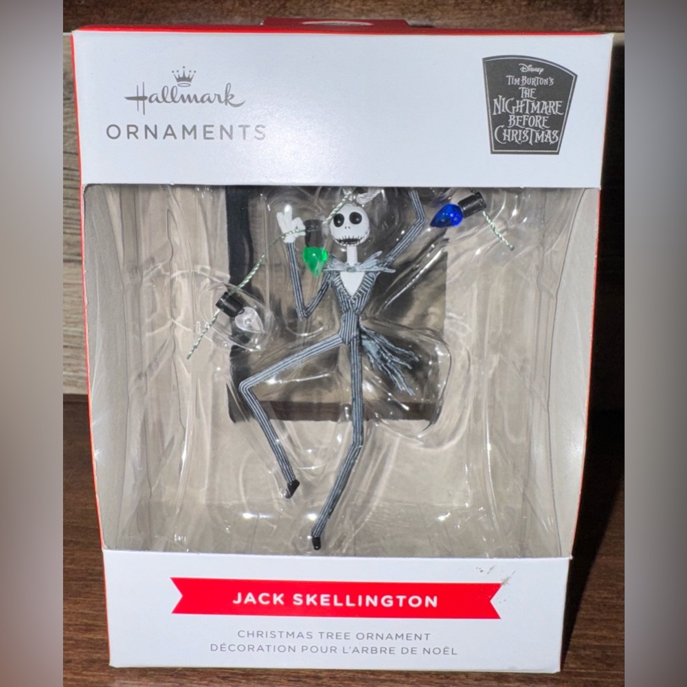 Cute 🥰 2025 Hallmark Disney The Nightmare Before Christmas JACK SKELLINGTON NEW